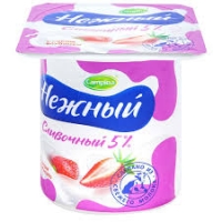 Йогурт «Нежный» сливочный, в ассортименте, 5%, 100 гр.