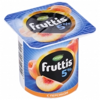 Йогурт «Fruttis» сливочное лакомство, 5%, в ассортименте, 115 гр.