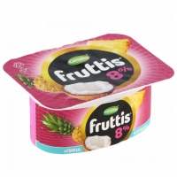 Йогурт «Fruttis» супер-экстра, в ассортименте, 8%, 115 гр.