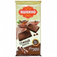 Шоколад «Яшкино» темный, 90 гр.