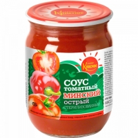 Соус томатный «Красное лето» Минский острый, 500 гр.