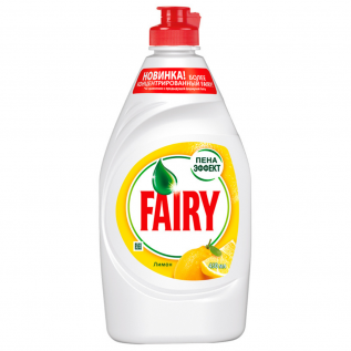 Средство для мытья посуды «Fairy» сочный лимон, 450 мл.