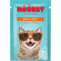 Корм для кошек влажный «Moonsy», в ассортименте, 80 гр.